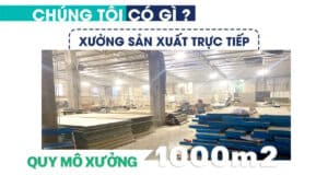 quy mô xưởng thiết kế nội thất